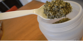 よもぎ蒸し薬草アップ